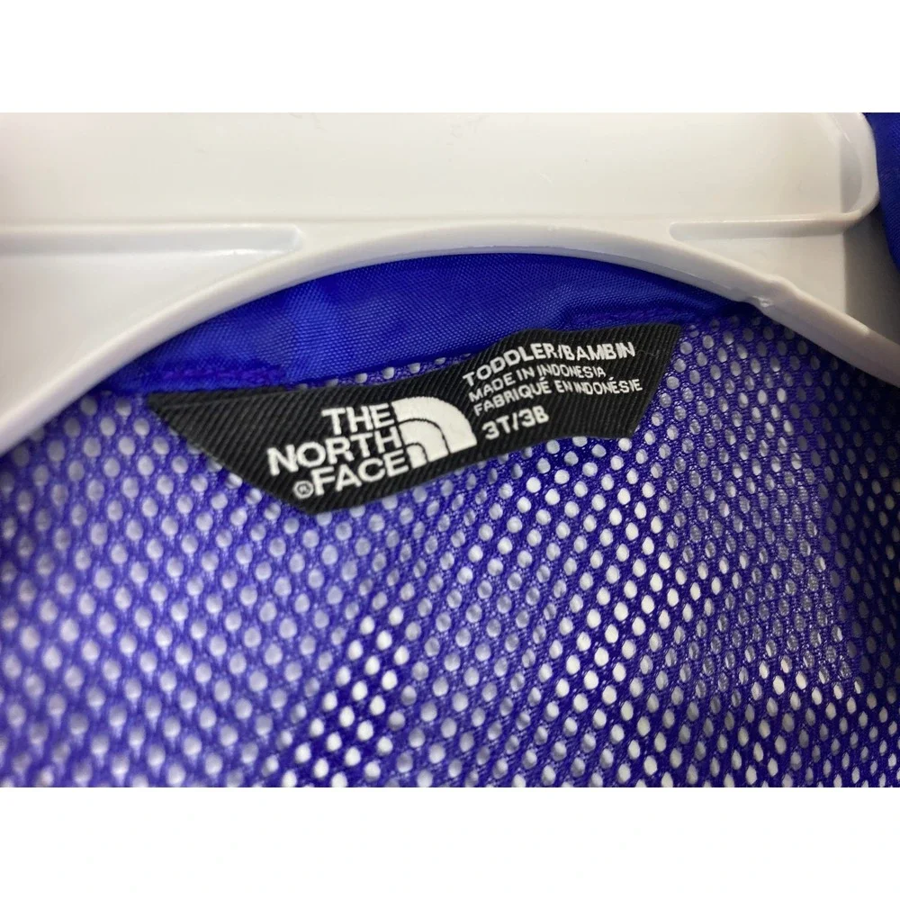 The North Face Rain Jacket Toddler Girl Boy 3T Purple DryVent Hooded Windbreaker